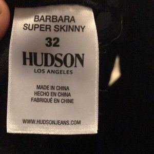 Hudson Jeans Jeans - Hudson Barbara Velvet Skinny Jeans high rise Hudson Jeans Jeans - Hudson Barbara Velvet Skinny Jeans high rise